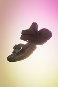 Sandały na obcasie Sprandi czarne WS877-03