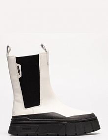 Trzewiki Puma białe damskie Mayze Stack Chelsea Wns