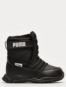 Trzewiki Puma czarne dziecięce Nieve Boot Wtr Ac Inf