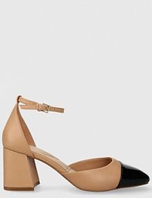 Sandały na słupku ALDO  beżowe 13620979Silvana