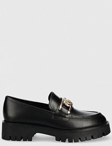 Mokasyny Guess  czarne damskie FL7ILR.LEA14.BLACK