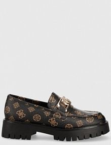 Mokasyny Guess  brązowe damskie FL7ILR.FAL14.BROCR