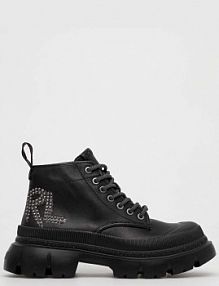 Workery Karl Lagerfeld  czarne damskie KL43540.00X