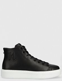 Trampki wysokie Karl Lagerfeld  czarne męskie KL52265.000