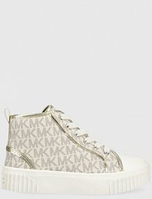 Trampki wysokie Michael Kors  beżowe dziecięce MK100712
