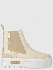 Sztyblety Puma  beżowe damskie 393092