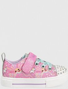 Tenisówki Skechers  różowe dziecięce 314802N.PPYX