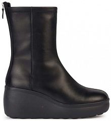 Botki na koturnie Geox  czarne D36VHA.00043.C9999