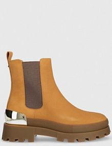 Sztyblety MICHAEL Michael Kors  brązowe damskie 40F3RWFE5L.147