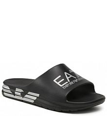 Klapki EA7 Emporio Armani czarne męskie 