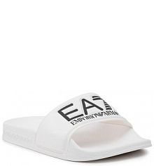 Klapki EA7 Emporio Armani białe dziecięce 