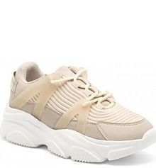 Sneakersy DeeZee beżowe damskie 