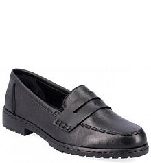 Mokasyny Rieker czarne damskie 