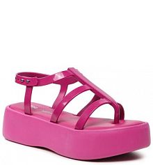 Sandały na koturnie Melissa różowe 