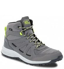 Buty trekkingowe wysokie Jack Wolfskin szare męskie 
