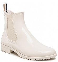 Kalosze Boss écru damskie 