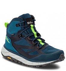 Buty trekkingowe wysokie Jack Wolfskin granatowe męskie 