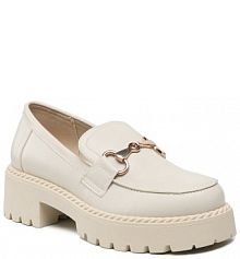 Półbuty wsuwane DeeZee beżowe damskie 