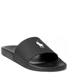 Klapki Polo Ralph Lauren czarne męskie 
