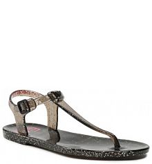 Sandały EA7 Emporio Armani czarne damskie 