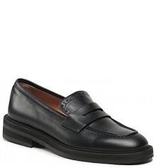 Półbuty wsuwane Pollini czarne damskie 