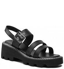 Sandały na koturnie Jenny Fairy czarne 