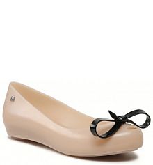 Baleriny Melissa beżowe damskie 