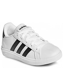 Półbuty sznurowane adidas białe dziecięce 