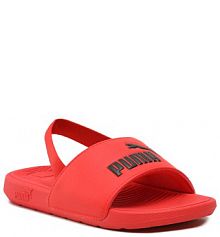 Klapki Puma czerwone dziecięce 