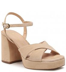 Sandały Unisa beżowe damskie 