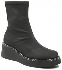 Botki na koturnie Jenny Fairy czarne 