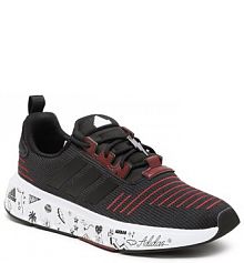 Półbuty sznurowane adidas czarne męskie 