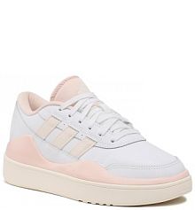 Półbuty sznurowane adidas białe damskie 