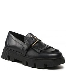 Półbuty wsuwane Geox czarne damskie 