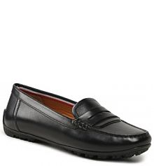 Półbuty wsuwane Geox czarne damskie 