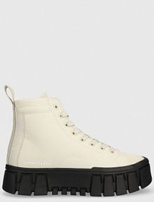 Trampki wysokie Tommy Jeans  beżowe damskie EN0EN02241