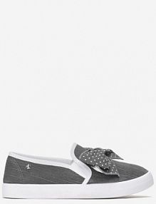 Czarne Slip On Trip to Mars vices damskie