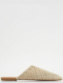 Klapki typu mule Reserved beżowe damskie 7850S-08X