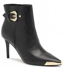Botki na szpilce Versace Jeans Couture czarne 