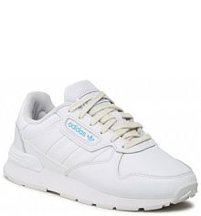 Półbuty sznurowane adidas białe męskie 