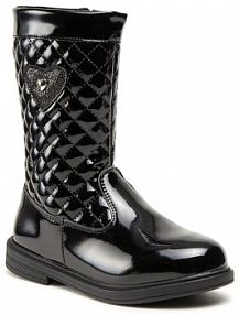 Kozaki Nelli Blu czarne dziecięce 