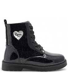 Trzewiki Nelli Blu czarne dziecięce 