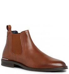 Sztyblety Tommy Hilfiger brązowe męskie 