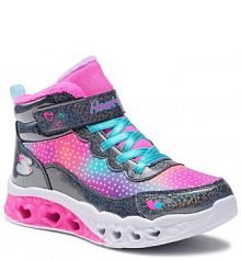 Kozaki Skechers niebieskie dziecięce 