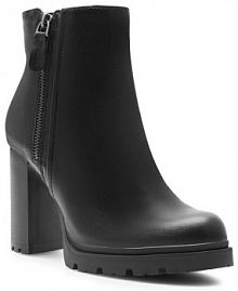 Botki na słupku Clara Barson czarne 