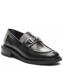 Półbuty wsuwane KARL LAGERFELD czarne damskie 