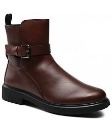 Botki ECCO bordowy damskie 