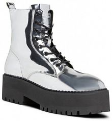 Botki Tommy Jeans szare damskie 