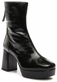 Botki na słupku Unisa czarne 