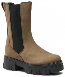 Botki Marco Tozzi khaki damskie 